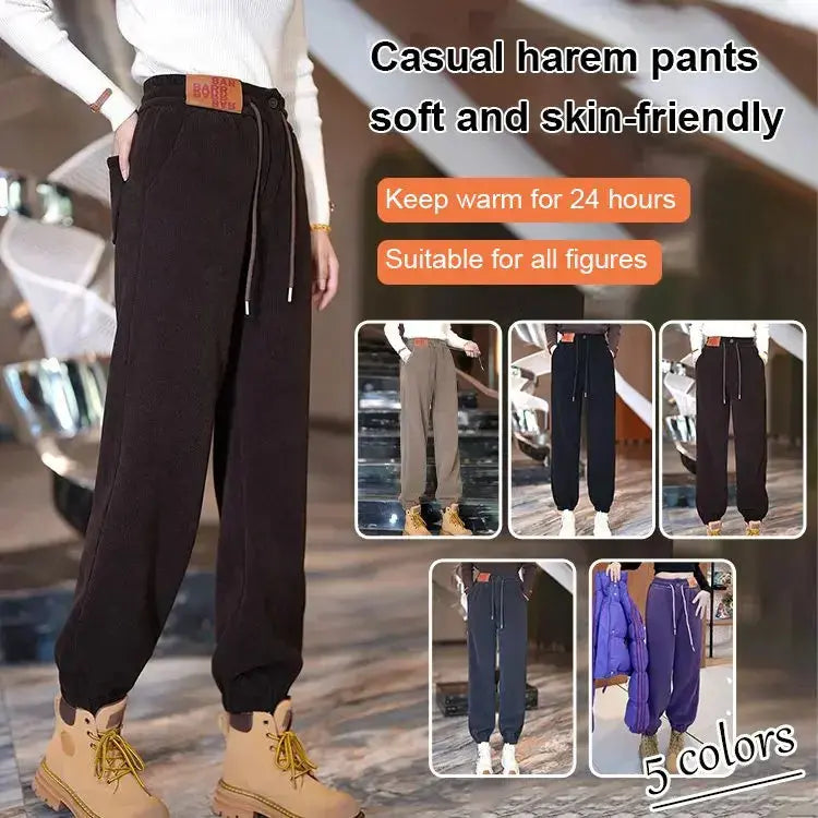 Pantalon doublé en composite épais pour femmes