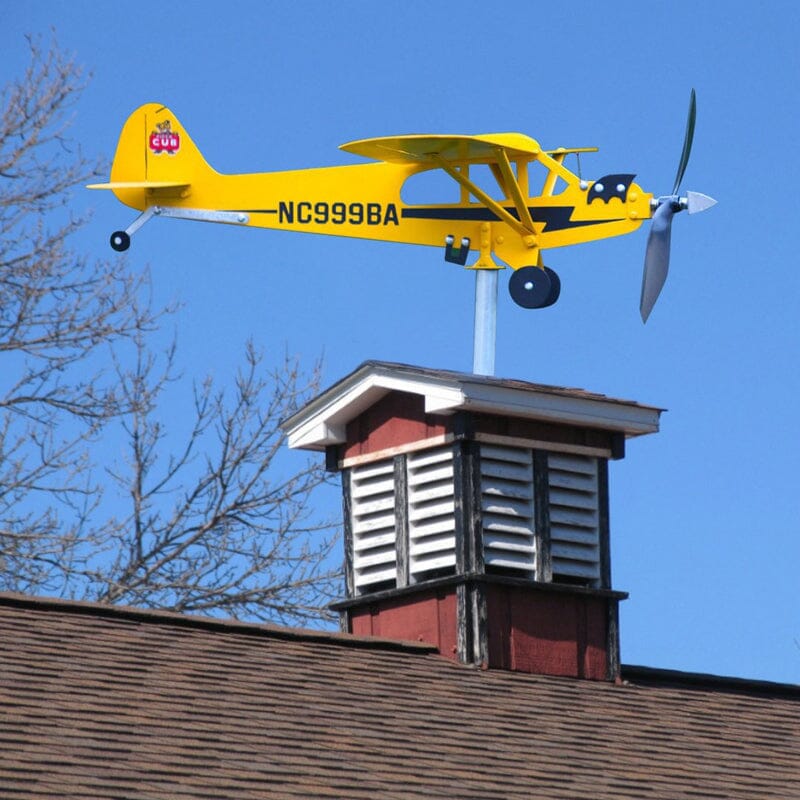 Piper J3 Cub Weathervane aircraft - Cadeaux pour les passionnés d'aviation