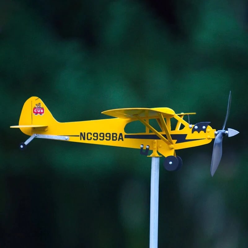 Piper J3 Cub Weathervane aircraft - Cadeaux pour les passionnés d'aviation