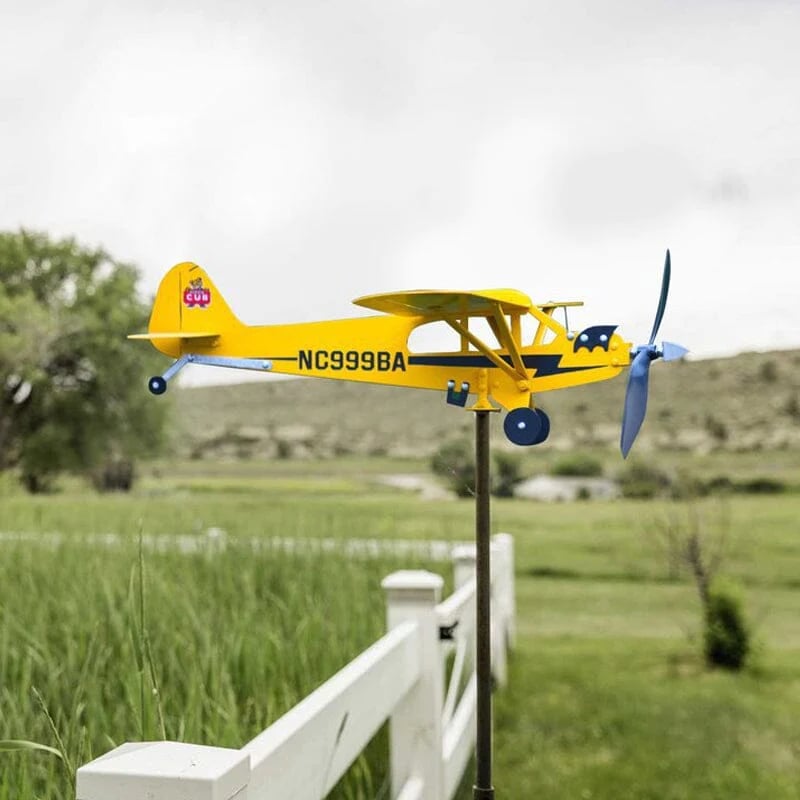 Piper J3 Cub Weathervane aircraft - Cadeaux pour les passionnés d'aviation