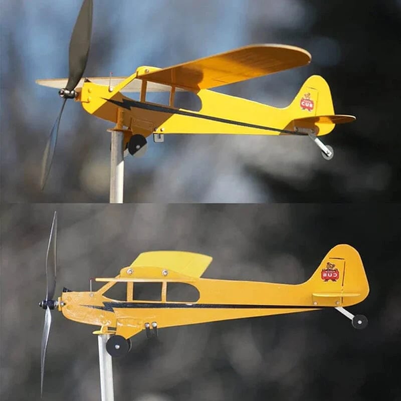 Piper J3 Cub Weathervane aircraft - Cadeaux pour les passionnés d'aviation