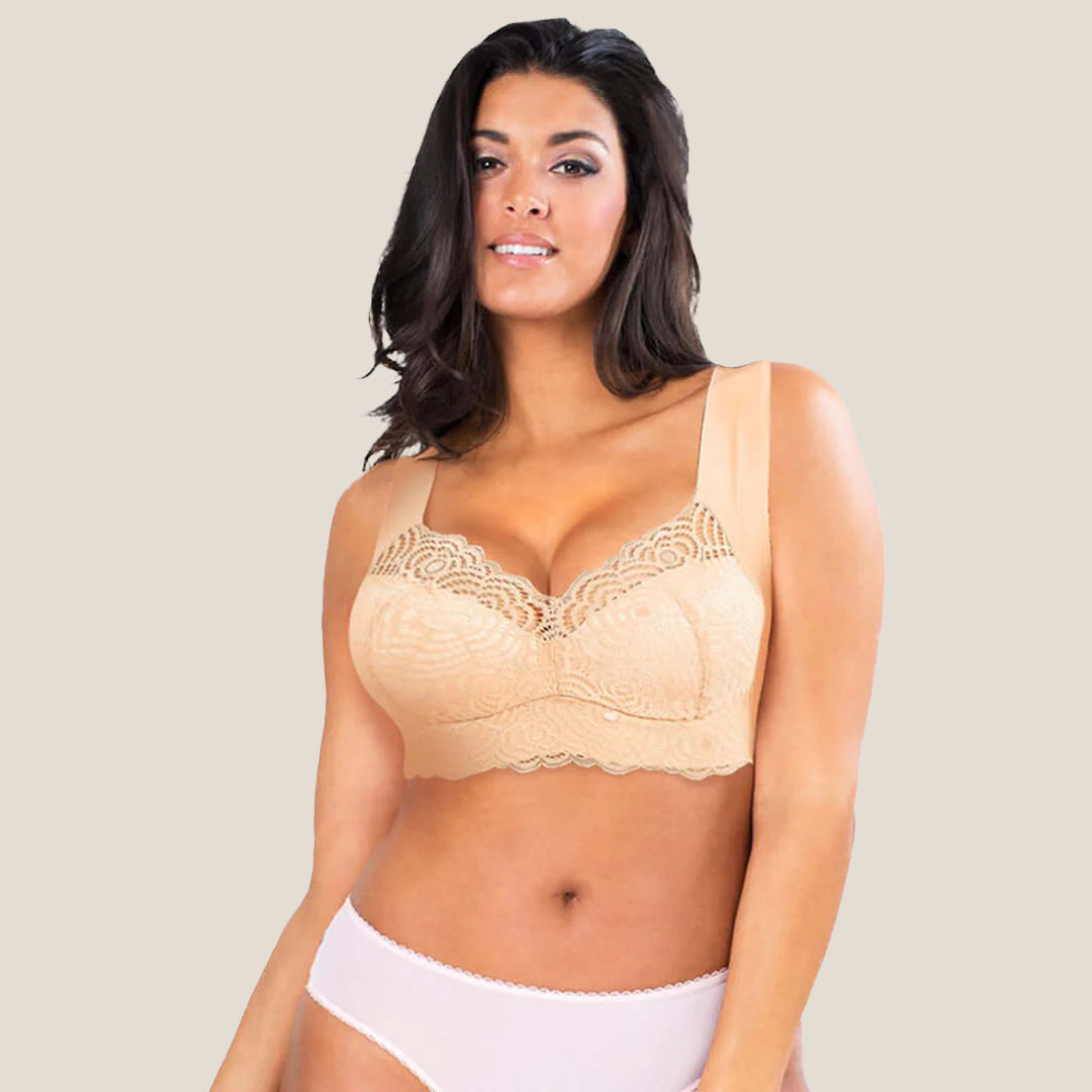 Soutien-gorge en dentelle confortable et de soutien pour les grandes tailles