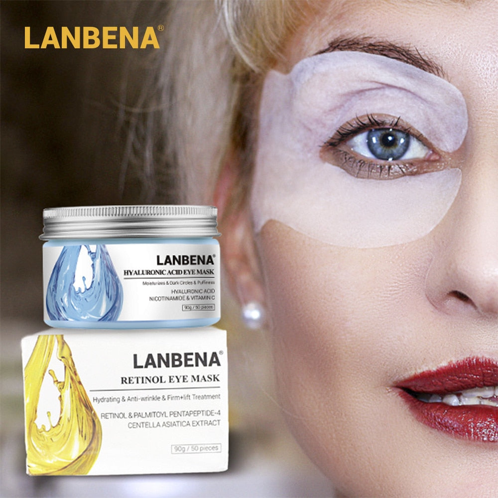 LANBENA Retinol Eye Mask Hyaluronic Acid Eye Patches