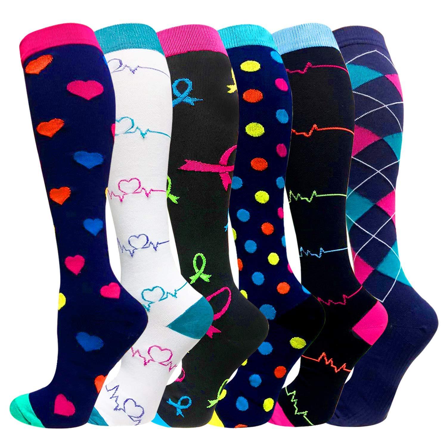 Chaussettes de compressions - soignants - Pack 7 paires de chaussettes