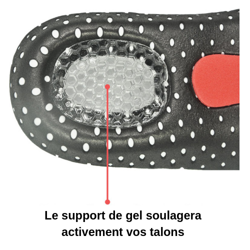 Semelles orthopédiques pour la fasciite plantaire découpables