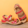 Sandales velcro élastiques confortables pour femmes
